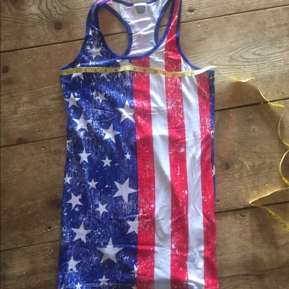 5⭐️🆕AMERICAN flag Tank🇺🇸 - Picture 5 of 5